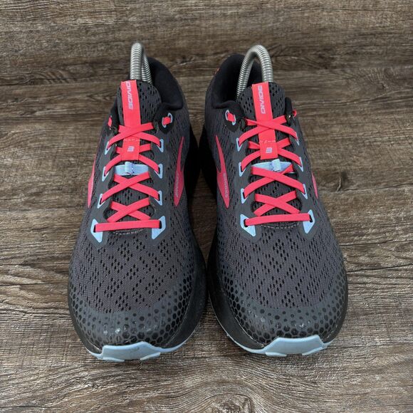 Brooks Divide 3 Shoes Women's 8.5 Black Gray Pink Trail Running 1203681B057 - Picture 3 of 8